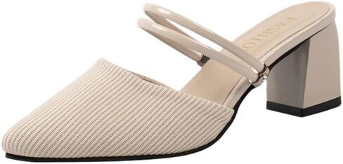 Women's Pointed-Toe Thick-Soled Shoes - Daily wear, Outdoor Activities, Shopping, Available in Large Size. in Kuwait