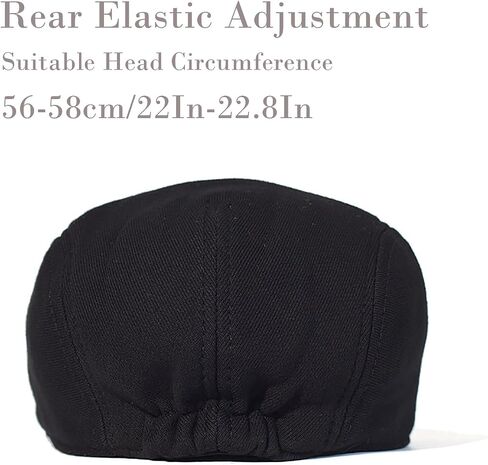 Men's Newsboy Cap Ivy Flat Cap Vintage Driver Hat Classic Irish Walking Cap in Saudi Arabia