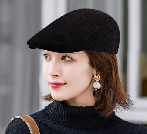 Men's Newsboy Cap Ivy Flat Cap Vintage Driver Hat Classic Irish Walking Cap in Saudi Arabia