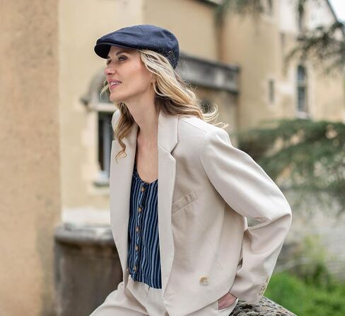 Gottmann Men's Jackson Linen Flat Cap in Kuwait