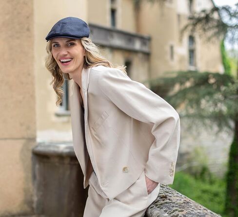 Gottmann Men's Jackson Linen Flat Cap in Kuwait