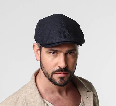 Gottmann Men's Jackson Linen Flat Cap in Kuwait
