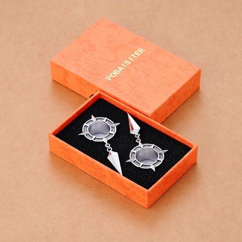 2PCS Dangle Gauges Star-shaped Compass Fashion Punk Gauges Earrings Dark and Unique Screw Fit Ear Tunnels 2g to 1inch Expander Stretcher For Men and Women Body Piercing Jewelry in Kuwait