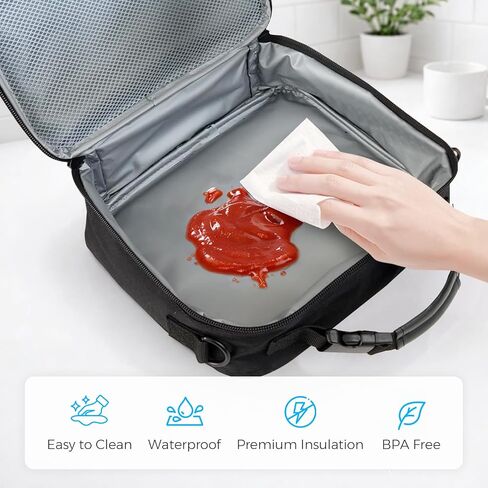Game Console Boys Lunch Box, Insulated Lunch Bag for Kid Teen, Portable Gamer Lunch Box with Hand Hold & shoulder straps , Bento Reusable Large Capacity Waterproof Leakproof to School Office Picnic in Kuwait