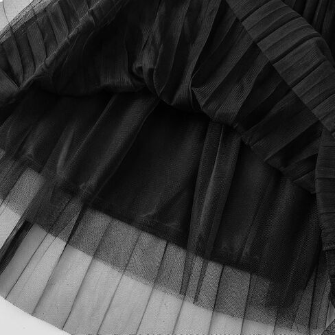 Jastore Girls Tulle Skirts A-line Mesh Skirt Long Tutu Skirts Dress Elastic Waist Tutu Skirt for Toddler Girls in Kuwait