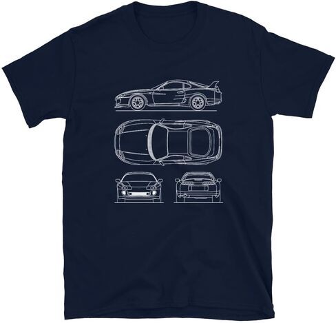 تي شيرت Sup ra رجالي من Sportscar Racing Cars Blueprint Grand Tourer تي شيرت للرجال in Saudi Arabia