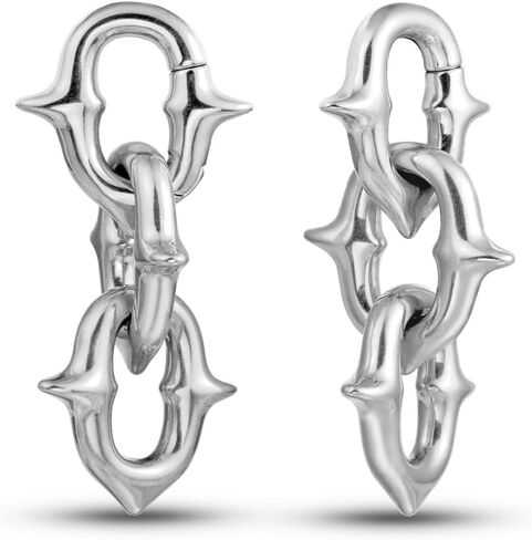 Casvort 2PCS هيبوالرجينيك دافئ شيك الأذن المقدسة الأوزان 316 الفولاذ المقاوم للصدأ الأذن الشماعات مقاييس المقابس لفص ممتد أزياء ثقب الجسم مجوهرات in Kuwait