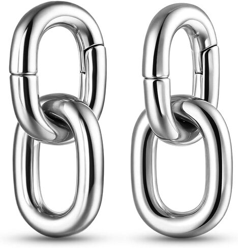 Casvort 2PCS هيبوالرجينيك دافئ شيك الأذن المقدسة الأوزان 316 الفولاذ المقاوم للصدأ الأذن الشماعات مقاييس المقابس لفص ممتد أزياء ثقب الجسم مجوهرات in Kuwait