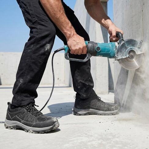 NINGO Steel Toe Shoes for Men, Slip and Water Resistant Safety Shoes, Comfortable Breathable and Lightweight Design, Indestructible Mens Work Sneakers for Construction,Industrial and Warehouse in Kuwait