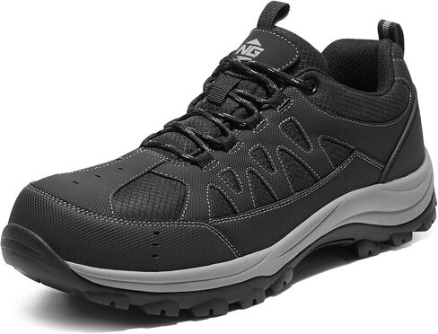 NINGO Steel Toe Shoes for Men, Slip and Water Resistant Safety Shoes, Comfortable Breathable and Lightweight Design, Indestructible Mens Work Sneakers for Construction,Industrial and Warehouse in Kuwait