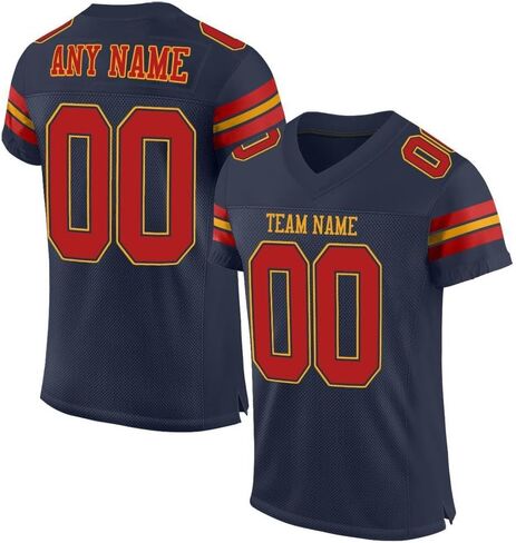 Custom Men Women Youth Kid College Football Jersey Uniform Athletic Sports Shirt Personalized Name Number and Logo in Kuwait