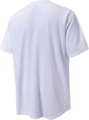 Mens Baseball Jersey Button Down Short Sleeve Solid Blank Casual Sports Uniform Shirt for Men and Women in Kuwait