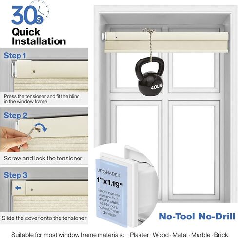 No Drill Cellular Shades, Sage Custom Size Cordless Light Filtering Pull Down Pleated Honeycomb Blind Thermal Insulated Easy Install for Indoor Window Bedroom Living Room Kitchen Door in Saudi Arabia