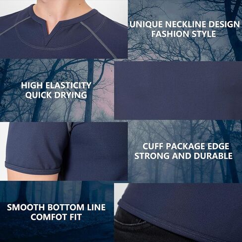 Novelty T Shirt, Men Summer Moisture Wicking Breathable Durable Outdoor Cosplay Tee Navy Blue in Saudi Arabia