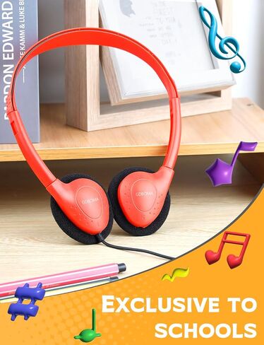 Kids Headphones Bulk 24 Pack for School Classroom K-12,Wholesale Class Set Earphones for Students Children Toddler Teens Boys Girls Adult 3.5mm Jack Multi Color in Saudi Arabia