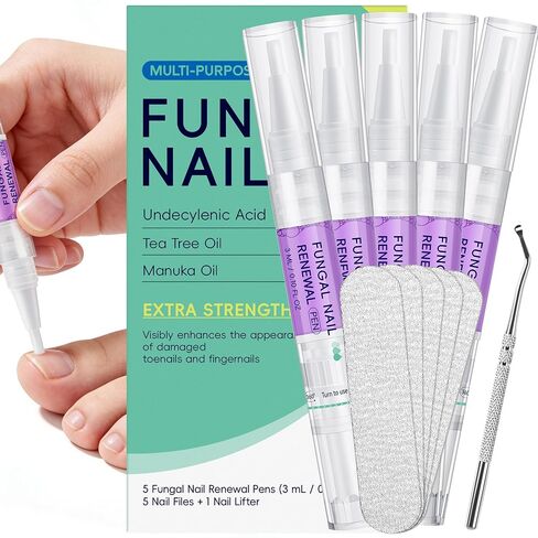 Nail Fungus Pen-Extra Strength Nail Fungus Treatment with 25% Undecylenic Acid & Tea Tree Oil for Toenails & Fingernails in Kuwait