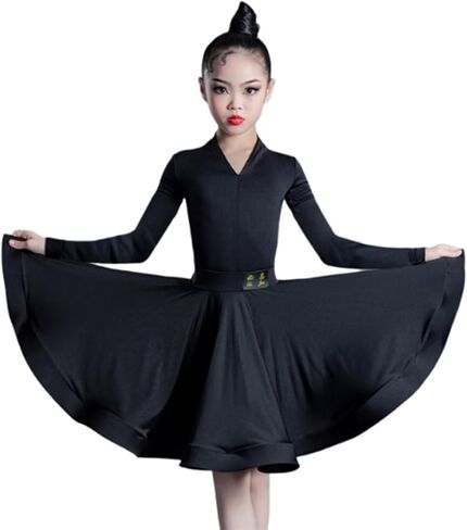 Girls Latin Dance Dress for Ballroom Dancing Dresses Rumba Cha Samba Practice Performance Competition Clothes in Saudi Arabia