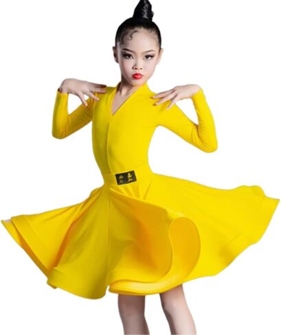 Girls Latin Dance Dress for Ballroom Dancing Dresses Rumba Cha Samba Practice Performance Competition Clothes in Saudi Arabia