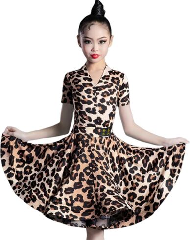 Girls Latin Dance Dress for Ballroom Dancing Dresses Rumba Cha Samba Practice Performance Competition Clothes in Saudi Arabia