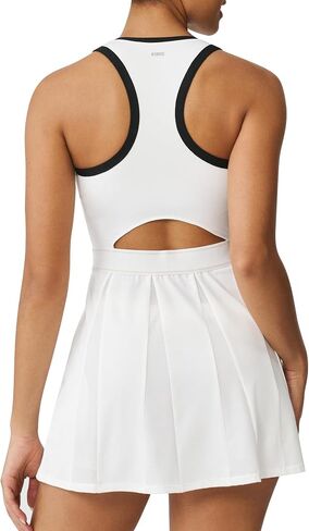 K-Swiss Tennis Dress for Women - Athletic Golf Dresses with Built in Bra Summer Active Workout Sport Mini Romper Dresses in Kuwait