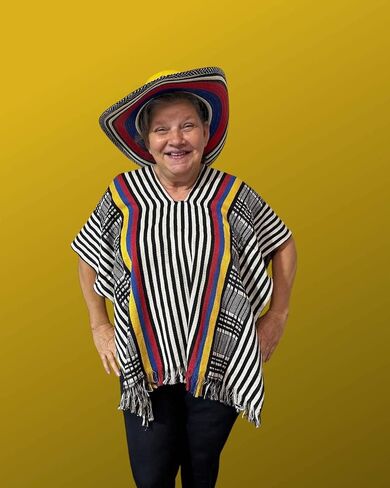 vivianfongdesigns llc Colombian Vueltiao Hat Polyester in Saudi Arabia