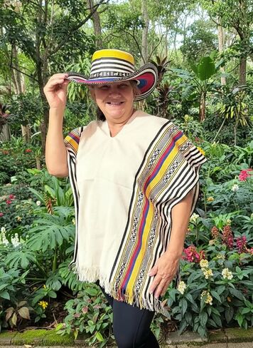 vivianfongdesigns llc Colombian Vueltiao Hat Polyester in Saudi Arabia
