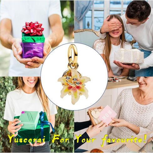 Cute Fashion Charms for Bracelets and Necklaces,For Birthday,Thanksgiving, Mother's Day,For Women Jewelry Present Women's Bead in Kuwait
