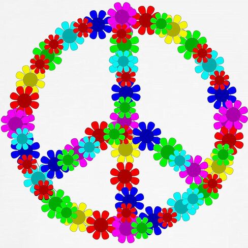 CafePress 1960'S Era Hippie Flower Peace Sign Classic Thong Underwear, Womens Panties in Kuwait