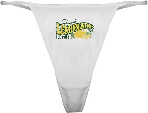 CafePress Fresh Lemonade Classic Thong Underwear, Womens Panties in Kuwait