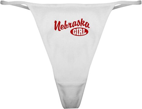 CafePress Nebraska Girl Classic Thong Underwear, Womens Panties in Kuwait
