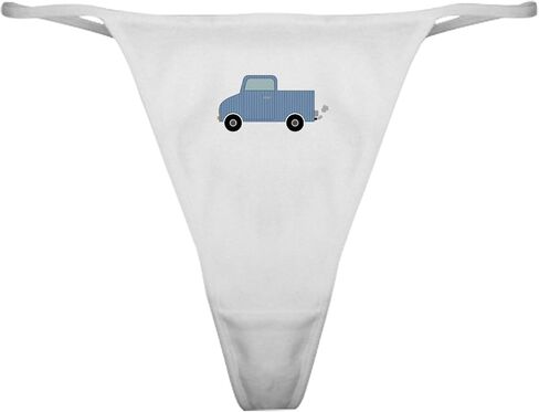 CafePress Striped Pick Up Truck Classic Thong Underwear, Womens Panties in Kuwait