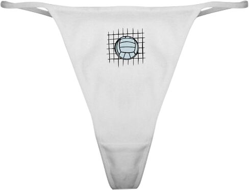 CafePress Volleyball Served Classic Thong Underwear, Womens Panties in Kuwait