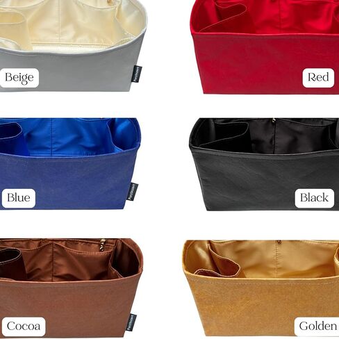Premium Lightweight Organizer for Coach Chelsea (30, Beige), Satin Silk Interior, Water-resistant DupontPaper Exterior, Hobo Handbag Insert in Saudi Arabia