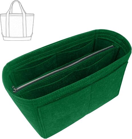 Divitize Premium Purse Organizer compatible with Tote Bag Organizer Insert — Handmade Perfect Fit, Durable Quality Felt, Full Coverage No Bulky Effect, +24 Colors (Geyser Blue, XL) in Kuwait