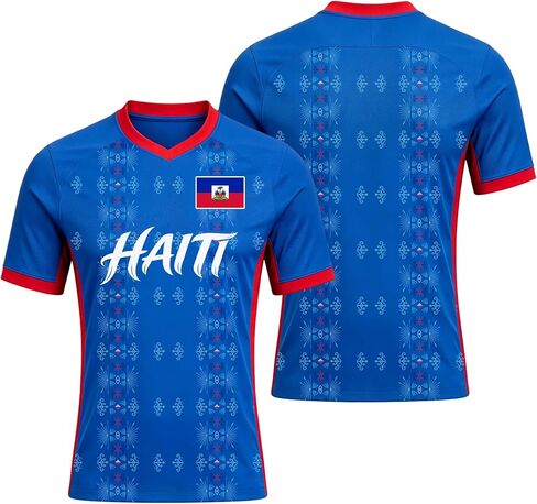 Haiti 2026 Football T Shirts Flag, Haiti Soccer Jersey for Men Youth in Kuwait