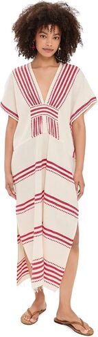 lemlem Women's Gasira | V Neck Caftan in Kuwait
