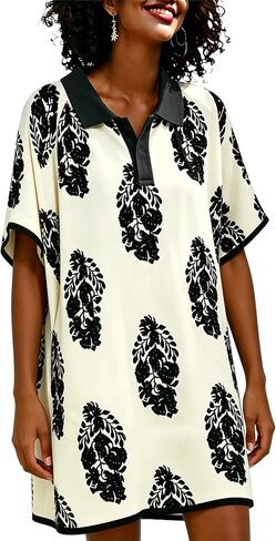 Womens Terry Cloth Swim Cover up Polo Collar Bathing Suits Beach Coverups Swimwear with Pockets in Kuwait