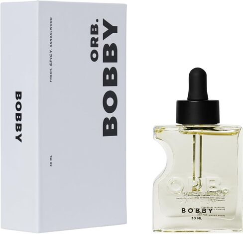 Orb Oils Fragrance Oil | Gender-Free, Alcohol-Free & Skin-Friendly with 8-Hour Wear | Multi-Use Body & Home Fragrance Suitable for Sensitive Skin & Made in Australia (Bobby - 1 Fl Oz) in Kuwait