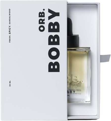 Orb Oils Fragrance Oil | Gender-Free, Alcohol-Free & Skin-Friendly with 8-Hour Wear | Multi-Use Body & Home Fragrance Suitable for Sensitive Skin & Made in Australia (Bobby - 1 Fl Oz) in Kuwait