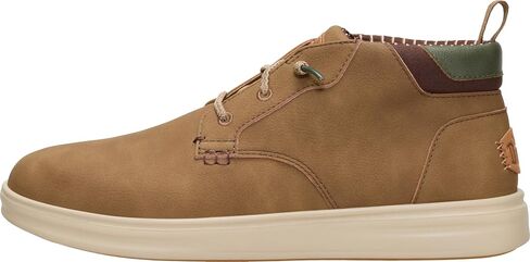 HEYDUDE Men's Paul Pro Mid Classic Boot | Lightweight Casual Boots | Easy On Travel Ready Cushioned Fit in Kuwait