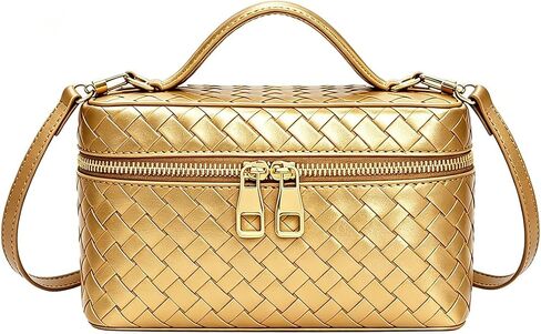 Women's Square Box Shoulder Bag Mini Trendy L19 Satchel Purse Cute Designer Crossbody Handbag with Adjustable Strap in Kuwait