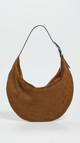 Tory Burch Women's T Monogram Suede Balloon Bag in Kuwait