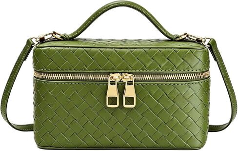 Women's Square Box Shoulder Bag Mini Trendy L19 Satchel Purse Cute Designer Crossbody Handbag with Adjustable Strap in Kuwait