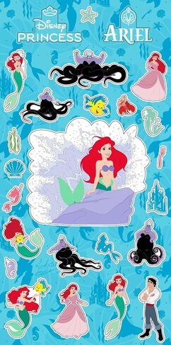 Disney Little Mermaid Sunglasses for Girls Set - Bundle of Stylish, Comfortable, Durable Ariel Sunglasses, Stickers, More | UV-Protection Accessories in Kuwait
