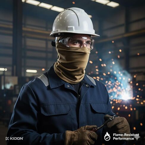 FR Balaclava Face Mask, Flame-Resistant Modacrylic Rayon Blend with Aramid Stitching, Helmet-Compatible, Breathable, Tactical & Outdoor Protection in Saudi Arabia