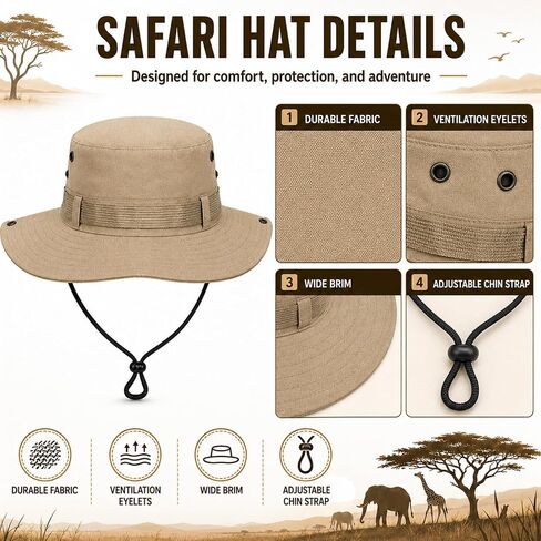 Safari Costume for Men - Zookeeper Costume with Vest Hat Neck Scarf Binocular Sunglasses and Gloves, Halloween Outfit in Saudi Arabia