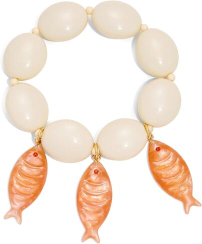 Beach Fish Charm Bracelets for Women - Boho Ocean Fish Bracelets, Beach Jewelry Summer Beachy Jewelry Gifts for Women in Saudi Arabia