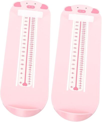 CALLARON 2pcs Foot Measuring Device Accurate Foot Length Ruler for Shoe Size Measurement for 0-8 Years Home Shoe Shopping Tool in Kuwait