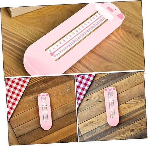 CALLARON 2pcs Foot Measuring Device Accurate Foot Length Ruler for Shoe Size Measurement for 0-8 Years Home Shoe Shopping Tool in Kuwait