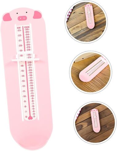 CALLARON 2pcs Foot Measuring Device Accurate Foot Length Ruler for Shoe Size Measurement for 0-8 Years Home Shoe Shopping Tool in Kuwait